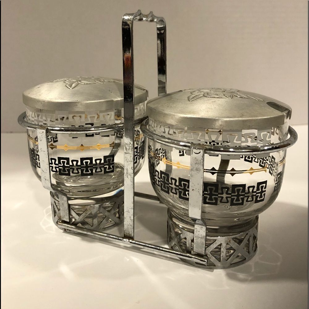 MCM Libbey Double Condiment Caddy